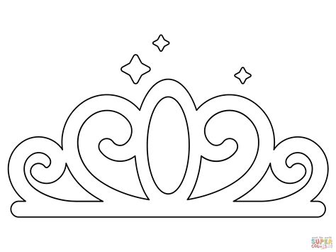 Tiara Coloring Page