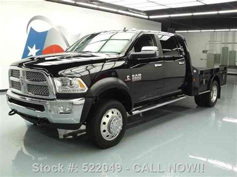 Dodge Ram 5500 LARAMIE 4X4 DIESEL FLATBED NAV (2015) : Commercial Pickups