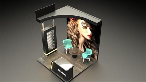 Exhibition Stand - Bedashing Beauty Lounge :: Behance