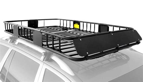 Buy XCAR Roof Rack Carrier Basket Rooftop Cargo Carrier with Extension ...