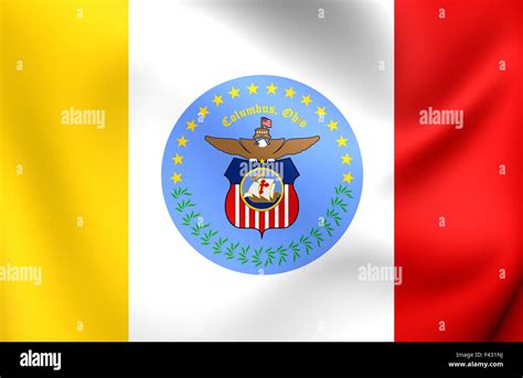 Flag of Columbus Stock Photo - Alamy