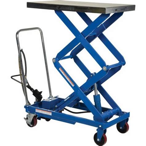 Mild Steel Hydraulic Lift Table, For Material Handling, Capacity: 300-500 Kg at Rs 40000 in ...