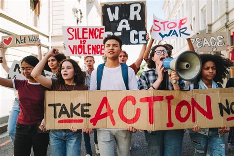 Activism for peace and human rights stock photo (263666) - YouWorkForThem