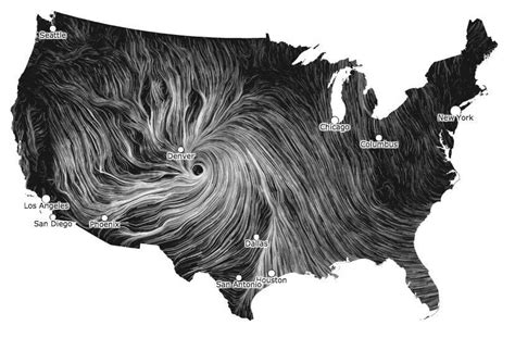 The “Bomb Cyclone” as seen from current wind patterns over the US. : r ...