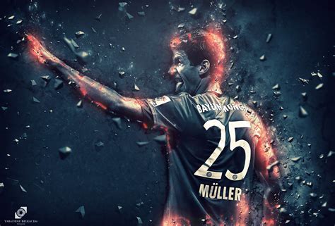 footballers, Thomas Muller, Germany, Bundesliga, Champions League, Bayern Munchen Wallpapers HD ...