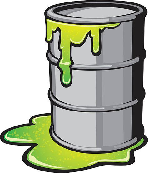 Cartoon Of A Toxic Waste Barrel Illustrations, Royalty-Free Vector Graphics & Clip Art - iStock