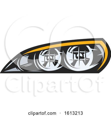 Royalty-Free (RF) Clipart of Headlights, Illustrations, Vector Graphics #1