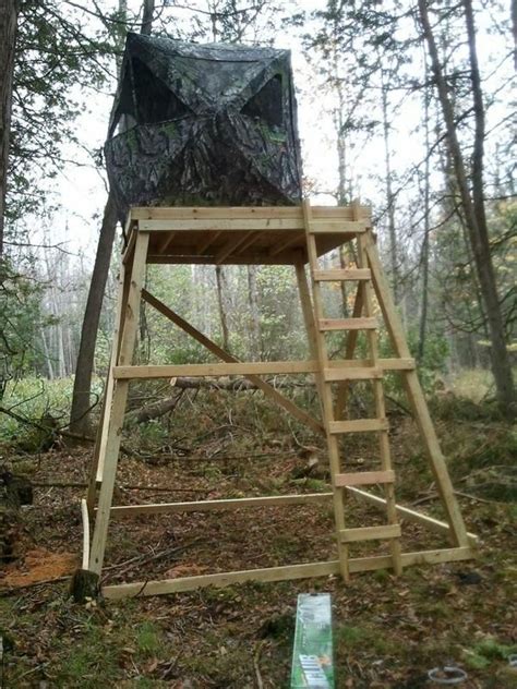 Image result for Build an Elevated Hunting Blind | Jagd, Kanzel, Bau