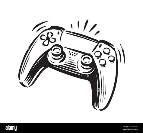 Game controller symbol. Joystick vector illustration Stock Vector Image ...