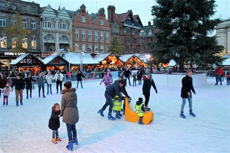 Martin Brookes Oakham: Nottingham Christmas Market Ice Skating 2016