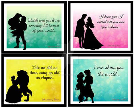 Disney Couples Love Quotes by SilhouettesbyMarie on DeviantArt