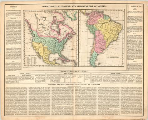 Geographical, Statistical, and Historical Map of America | Curtis Wright Maps