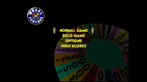 Main Menu - Wheel of Fortune (PS1) Music - YouTube