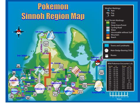 Sinnoh Map and Routes