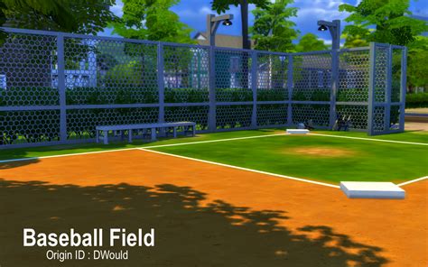 My Sims 4 Blog: Baseball Field by RedHotChiliSimblr