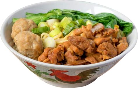 Kumpulan Gambar Mie Ayam Bakso Pangsit Ceker PNG - Masvian