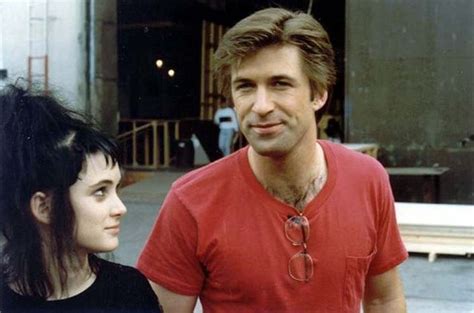 Here's A Photo Of Alec Baldwin On The 'Beetlejuice' Set With Winona Ryder | HuffPost