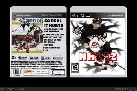 nhl 12 PlayStation 3 Box Art Cover by FLYCRAYON