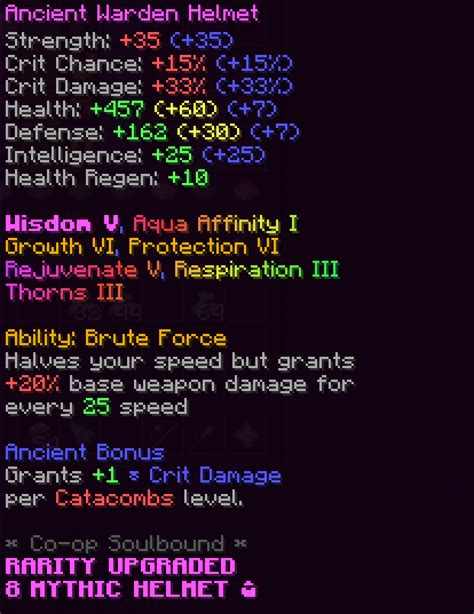 Warden Helmet Acquired + Damage Tests against Max Necron's Helmet | Hypixel Forums