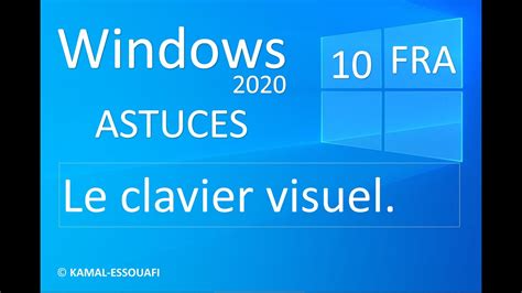 Windows 10 Le clavier visuel - YouTube