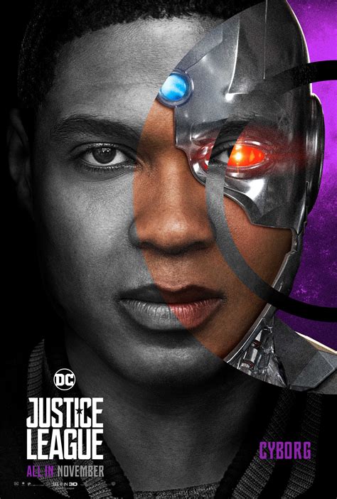 Justice League (2017) Poster - Cyborg - Justice League Movie Photo ...