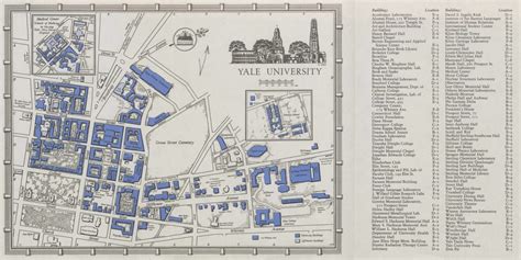 Yale University map · Yale University Library Online Exhibitions