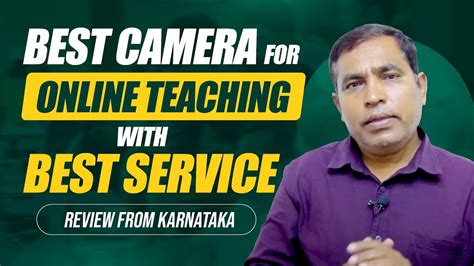 Best PTZ Camera for Online Teaching | Evota 4k PTZ Camera | Review from Vinay Moda Patil ...