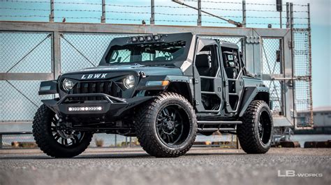 Liberty Walk Jeep Wrangler Is a Carbon Widebody Trail Conqueror ...