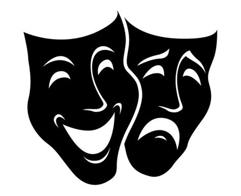 theater mask clipart - Clip Art Library