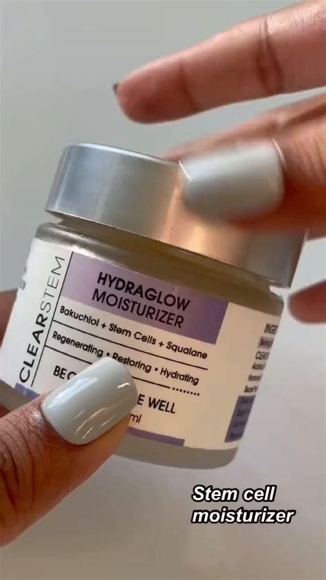 HYDRAGLOW Stem Cell Moisturizer [Video] [Video] | Beauty skin care ...