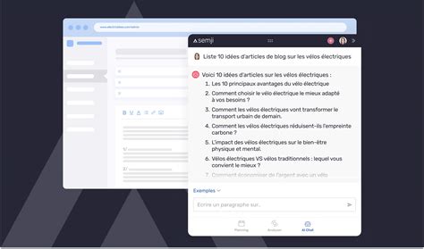 AI Chat : The trained AI assistant for your SEO & Content Marketing objectives - Semji