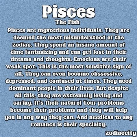 Pisces Personality Quotes. QuotesGram Pisces Traits, Astrology Pisces ...