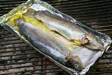 Grilled Trout with Dill and Lemon Recipe