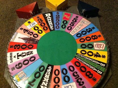 TLC's Homemade Wheel & Puzzle Board | Buy a Vowel Boards