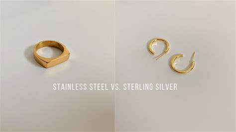 Stainless steel Vs. Sterling silver. What to choose and what is the difference?