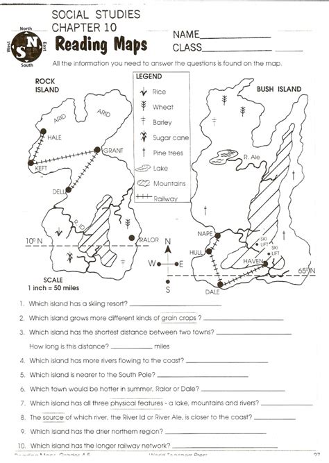 Map Skills Quiz Printable - Printable Maps