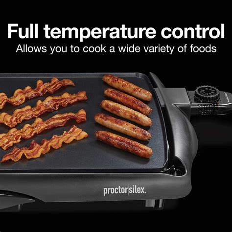 Extra Large Nonstick Electric Griddle - Model 38513PS | ProctorSilex.com