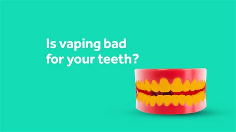 Is vaping bad for your teeth? - Vaped