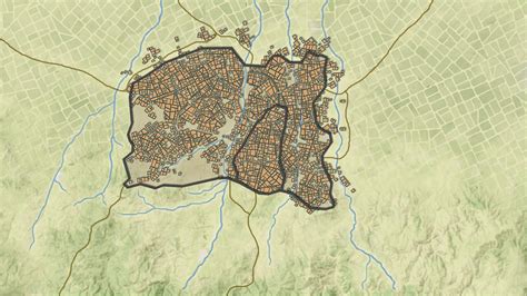 Thebes - The City of Seven Gates (Historical Map for Use in a Greek Themed Setting) : r/dndmaps