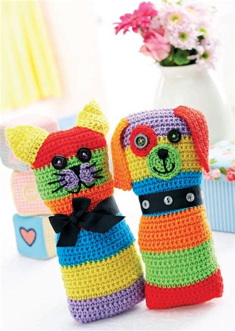 Crochet cat and dog toys Crochet Pattern