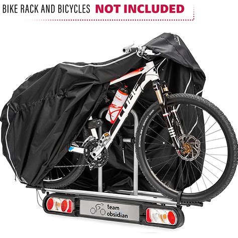 TeamObsidian Bike Cover for Waterproof Outdoor Storage Bicycle Covers ...