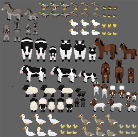 ArtStation - Farm Animal Sprites