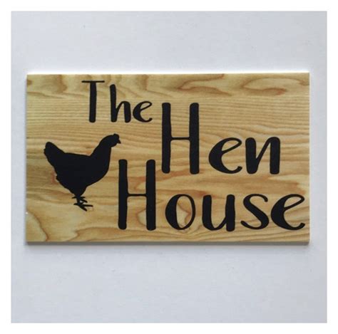 The Hen House Rustic Sign | Rustic signs, Hanging signs, Chicken coop signs