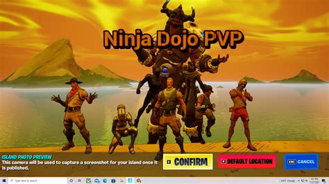 Ninja Dojo PVP 4085-8478-1990 By Zer0oooo0 - Fortnite