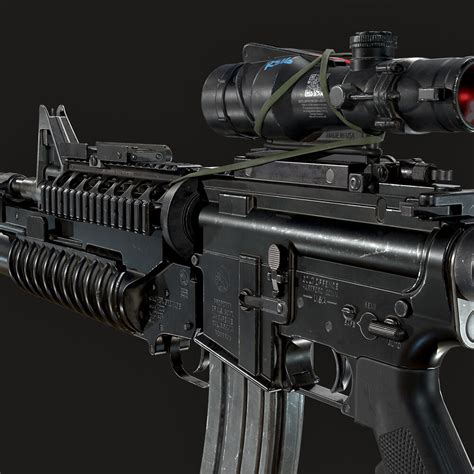 M4A1 M203 Grenade Launcher - Frikilo Quesea