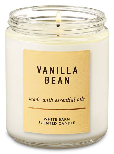 Vanilla Bean Single Wick Candle | Bath body works candles, Bath candles, Candles