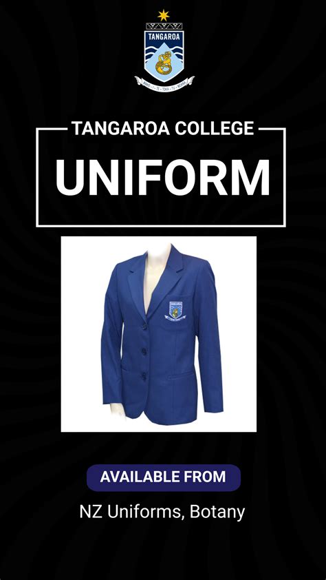 Uniform 2024 - Tangaroa College