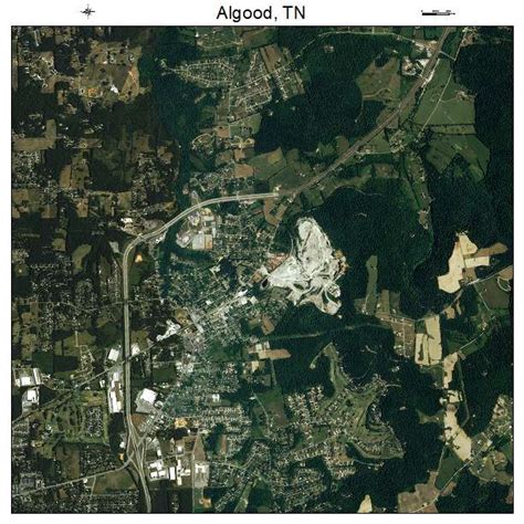 Aerial Photography Map of Algood, TN Tennessee