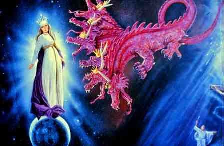 Revelation 12:3-4 (The Woman and the Dragon) 3 Another mysterious sight appeared in the sky ...