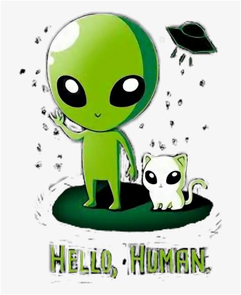 Transparent Cute Alien Cartoon - digiphotomasters